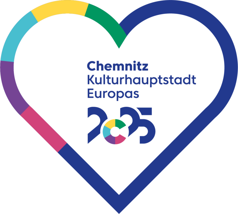 Herzförmiges Logo Chemnitz Kulturhauptstadt Europas 2025