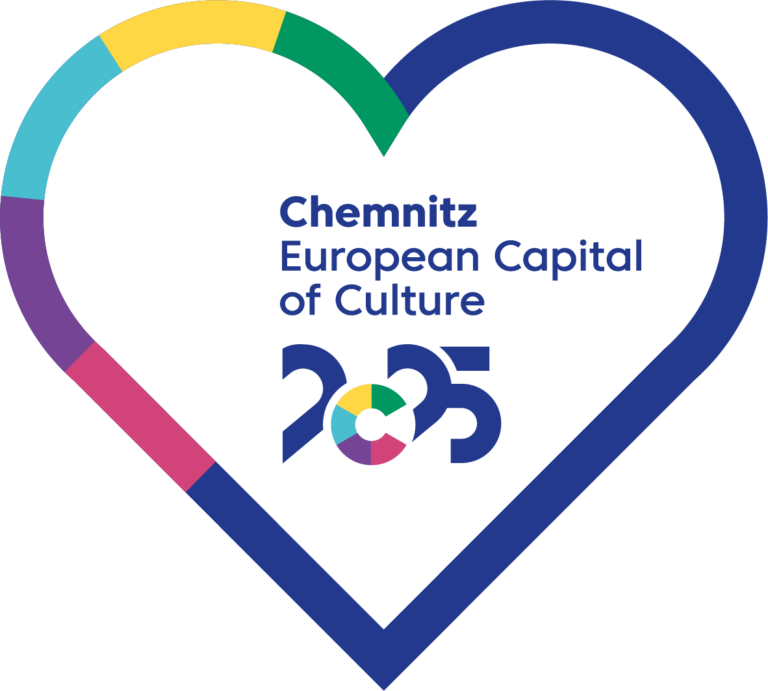 Heart-shaped logo Chemnitz European Capital of Culture 2025